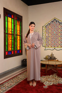 Jellaba Deux Pièces Taupe – Élégance et Raffinement pour Ramadan