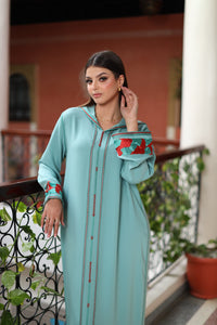 Jellaba en Barchman avec Broderies Élégantes