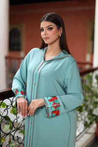 Jellaba en Barchman avec Broderies Élégantes