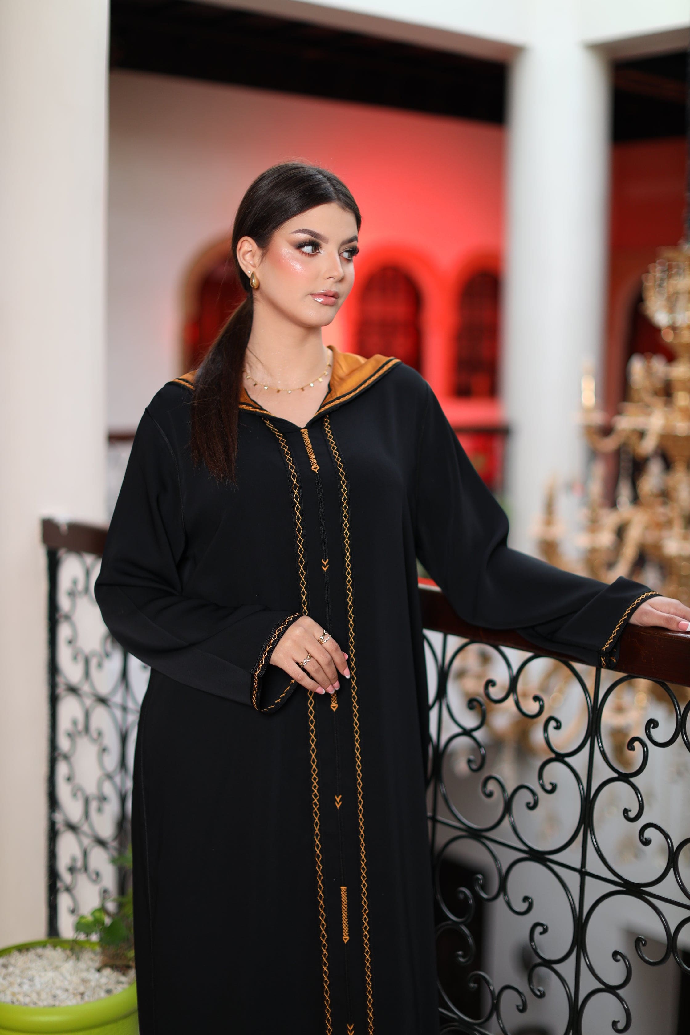 Jellaba Noire en Berchman