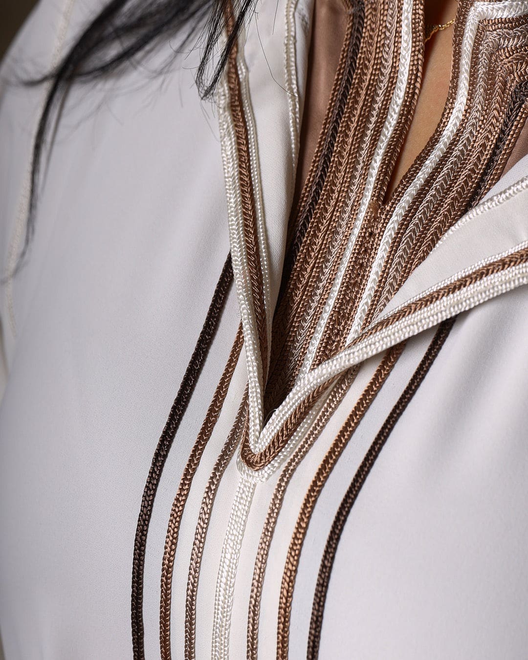 Jellaba Deux Pièces Blanche – L’Élégance Pure | Maison Lunaris