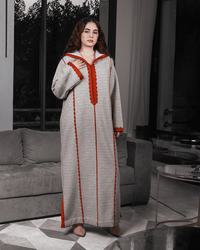 Jellaba en Cachemire – Douceur & Prestige | Maison Lunaris