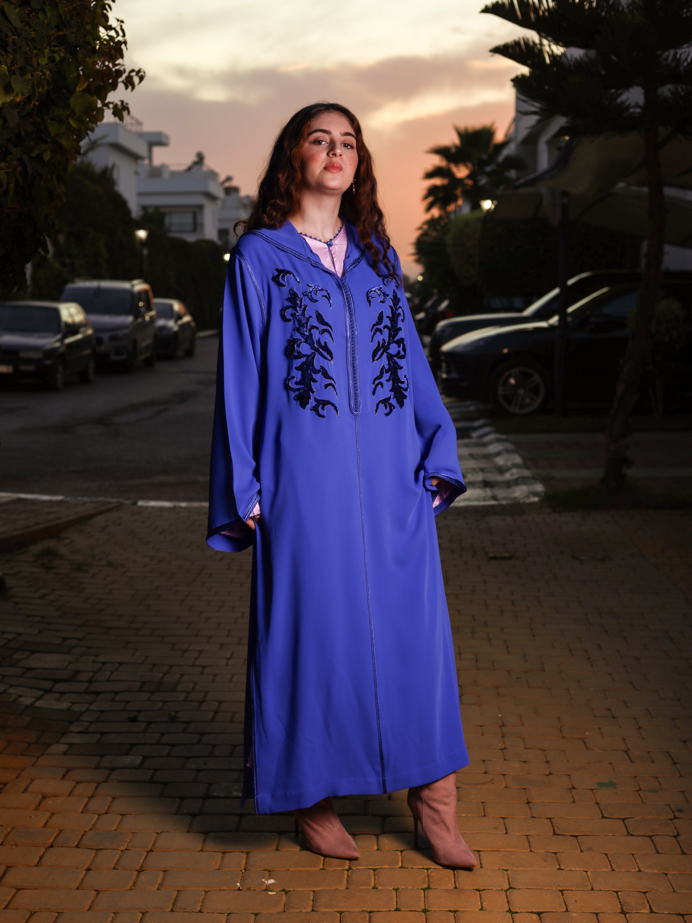 Jellaba IBRA – 2 Pièces | Maison Lunaris