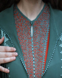 Jellaba Deux Pièces “Randa” – Élégance Raffinée | Maison Lunaris