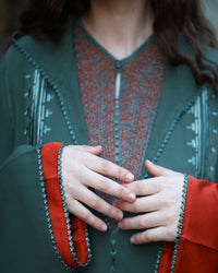 Jellaba Deux Pièces “Randa” – Élégance Raffinée | Maison Lunaris