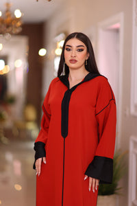 Duo Ensoleillé :Fusion de Jaune Éclatant et Rouge Brique