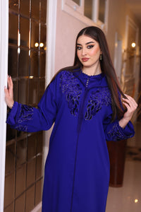 Djellaba Deux Pièces en Ibra Charkia, Tahtia Randa en Satin de Soie