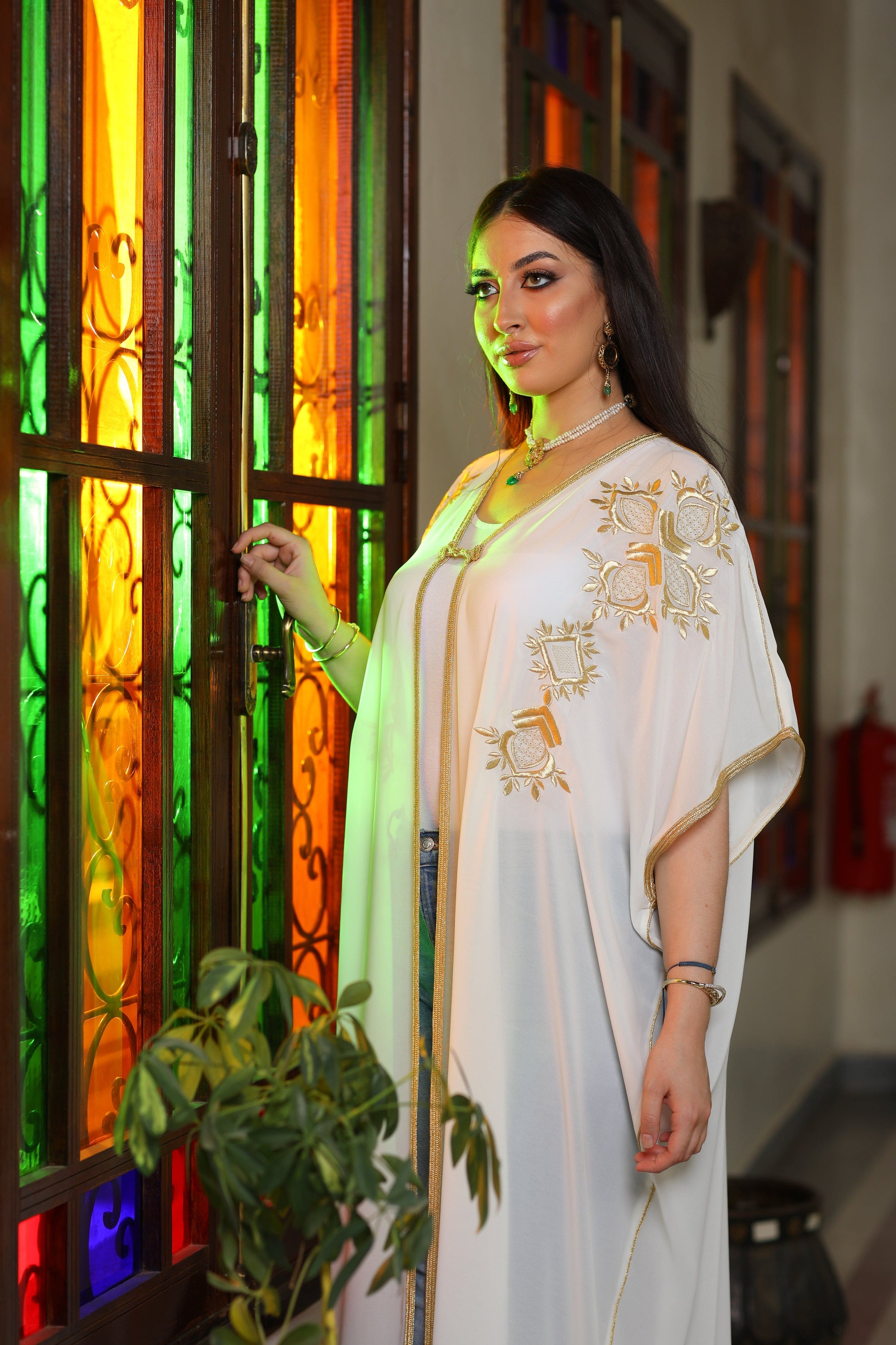 Capes Mousseline Noire et Blanche