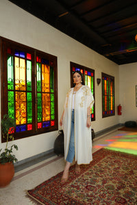 Capes Mousseline Noire et Blanche